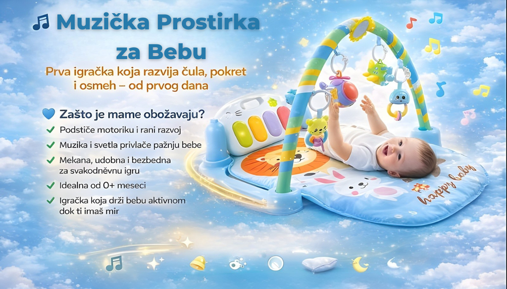 Super Muzička Prostirka za Bebu